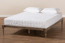 Lakota Antique Gray Full Size Platform Bed Baxton