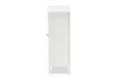 Abelia White Finished 2-door Wood Multipurpose Storage Cabinet Baxton