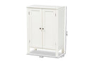Abelia White Finished 2-door Wood Multipurpose Storage Cabinet Baxton