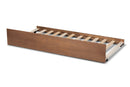 Cambridge Ash Walnut Finished Twin Size Trundle Bed Baxton