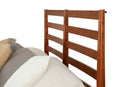 Melbourne Standard King Bed w/Slat Back Headboard, Acorn Alpine