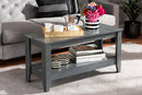 Pierce Gray Coffee Table Baxton