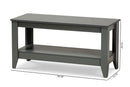 Pierce Gray Coffee Table Baxton