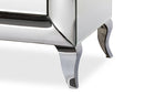 Irma Mirrored 3-Drawer End Table Baxton
