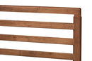 Berilo Walnut Brown Twin Size Platform Bed Baxton