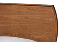 Adonis Walnut Brown Twin Size Platform Bed Baxton