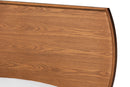 Decker Walnut Brown Twin Size Platform Bed Baxton
