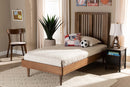 Terrell Ash Walnut Twin Size Platform Bed Baxton