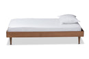 Sedona Ash Walnut Twin Size Platform Bed Baxton