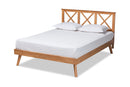 Kasia Brown Full Size Platform Bed Baxton