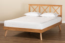 Kasia Brown Full Size Platform Bed Baxton