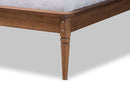 Jamila Walnut Brown Full Size Platform Bed Baxton