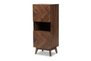 Leryn Walnut Brown Storage Cabinet Baxton
