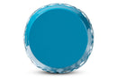 Estera Blue Finished Metal Outdoor Side Table Baxton