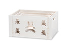 Cosmo White 3-Piece Storage Crate Set Baxton