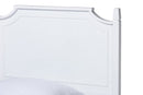 Nox White Full Size Platform Bed Baxton