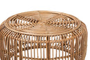 Mathias Natural Brown Antique Rattan Coffee Table Baxton