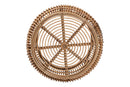 Mathias Natural Brown Antique Rattan Coffee Table Baxton