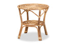 Ramona Natural Brown Rattan Coffee Table Baxton