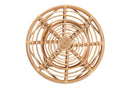 Ramona Natural Brown Rattan Coffee Table Baxton