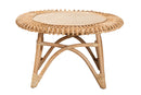 Eloise Natural Rattan Coffee Table Baxton