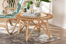 Eloise Natural Rattan Coffee Table Baxton