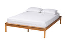 Nella Honey Oak King Size Bed Baxton