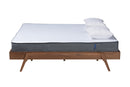 Grant Ash Walnut King Size Bed Baxton
