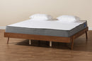 Grant Ash Walnut King Size Bed Baxton
