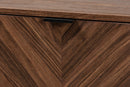 Mandell Modern Walnut Brown Storage Cabinet Baxton