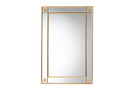 Eveline Modern Antique Goldleaf Accent Wall Mirror Baxton