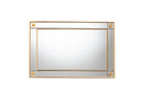 Eveline Modern Antique Goldleaf Accent Wall Mirror Baxton