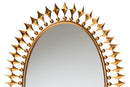 Eris Modern Antique Goldleaf Metal Accent Wall Mirror Baxton