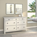 Prairie 7 Drawer Dresser, White Alpine