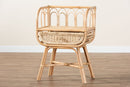 Caron Natural Brown Rattan Nightstand Baxton