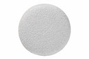 Abella Japandi Light Gray Boucle Fabric and Walnut Brown Ottoman Footstool Baxton