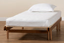 Amaya Walnut Brown Wood Expandable Twin to King Bed Baxton