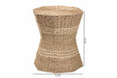 Halian Natural Brown Seagrass End Table Baxton