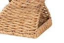 Jennifer Natural Brown Seagrass and Wood End Table Baxton