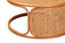 Julia Bohemian Honey Rattan Coffee Table Baxton