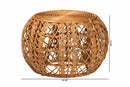 Lianna Natural Brown Rattan Coffee Table Baxton