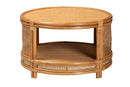 Ornella Natural Brown Rattan Coffee Table Baxton