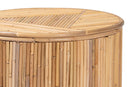 Armand Natural Rattan End Table Baxton