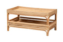 Devlin Natural Rattan Coffee Table Baxton