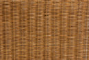 Philip Bohemian Light Honey Scalloped Rattan Side Table Baxton