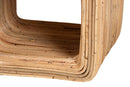 Broxburn Bohemian Natural Rattan 1-Drawer Nightstand Baxton