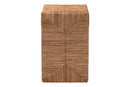 Ardelle Bohemian Natural Seagrass End Table Baxton