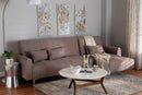 Jacoby Clay Fabric Upholstered Convertible Sleeper Sofa Baxton