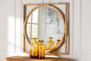 Alani Japandi Natural Rattan Wall Mirror Baxton