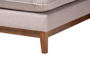 Brielle Modern Beige Fabric Left Facing Sectional Sofa Baxton